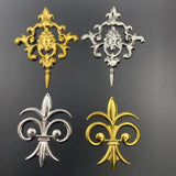 5pcs Metal Flower Filigree Charms for DIY Jewelry Making