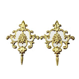 5pcs Metal Flower Filigree Charms for DIY Jewelry Making