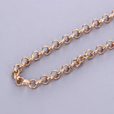2m Necklace Bracelets Metal Chains 5mm Silver Bulk for DIY Craft Jewelry