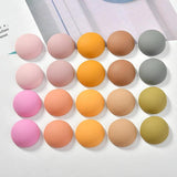Matte Rubber Paint Resin Semi-circular Patch DIY Earrings Nail Hairpin