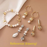10PCS Brass 14k Plated Beads for DIY Jewelry Making