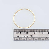 10pcs Round Link Charms 8-35mm Plated Brass Ring Loops Pendants