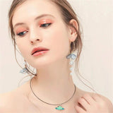 10pcs 46mm Steel Wire Choker Necklace Screw Clasps Wire Cord