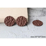 Alloy Spray Paint Wave Surface DIY Earrings Jewelry Accessories
