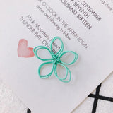 10pcs DIY Flower Spray Paint Earrings Supplies for Jewelry