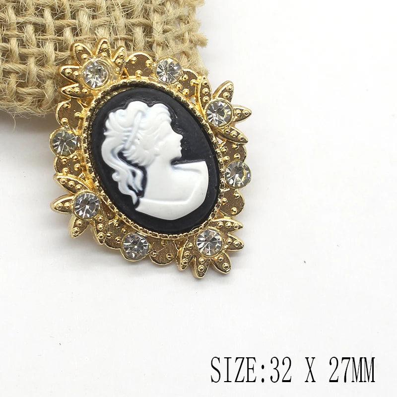 10Pcs Alloy Rhinestone Jewelry Accessories for Wedding Design