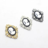 10Pcs Alloy Rhinestone Jewelry Accessories for Wedding Design
