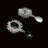 10Pcs Alloy Rhinestone Brooch Buttons for Clothing Wedding DIY Decor