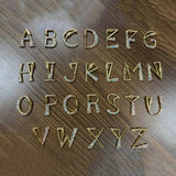 DIY Rainbow Alphabet Initial Letter Pendant Carabiner Fastener