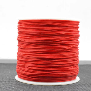 Red Chinese Knot Macrame String Wire Cord B001
