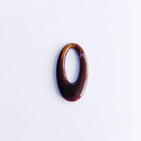 Acrylic Oval Retro Pendant Earring Necklace Charms DIY Jewelry Finding 10pcs
