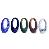 Acrylic Oval Retro Pendant Earring Necklace Charms DIY Jewelry Finding 10pcs