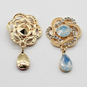 10pcs Rhinestone Pendant for DIY Clothing Decoration & Jewelry Accessories