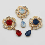 10pcs Rhinestone Pendant for DIY Clothing Decoration & Jewelry Accessories