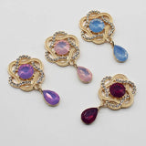 10pcs Rhinestone Pendant for DIY Clothing Decoration & Jewelry Accessories