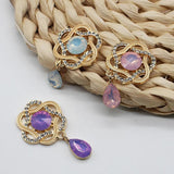 10pcs Rhinestone Pendant for DIY Clothing Decoration & Jewelry Accessories