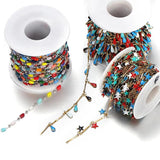 1M Stainless Steel Enamel Necklace Chain for DIY Jewelry Making