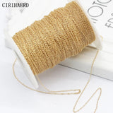 14K Plated Women's Neck Chain for Tassel Necklace DIY