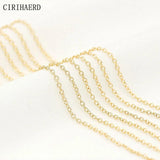 14K Plated Women's Neck Chain for Tassel Necklace DIY