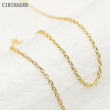 14K Plated Women's Neck Chain for Tassel Necklace DIY