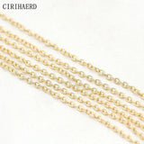 14K Plated Women's Neck Chain for Tassel Necklace DIY