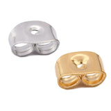 200pcs Stainless Steel Butterfly Earrings Back Stopper Studs