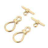 2 Sets Stainless Steel Gourd OT Buckle Bracelet Toggle Clasp DIY Big Size