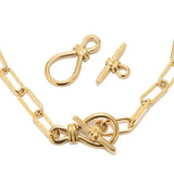 2 Sets Stainless Steel Gourd OT Buckle Bracelet Toggle Clasp DIY Big Size