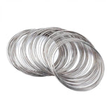65mm Platinum Steel Memory Wire for Bracelets DIY Jewelry Finding F60
