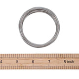 65mm Platinum Steel Memory Wire for Bracelets DIY Jewelry Finding F60