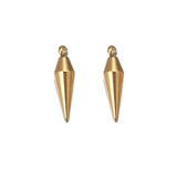 10pcs Cone Stainless Steel Pendants for Earrings Necklace