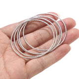 10pcs Stainless Steel Twisted Soldered Rings for DIY Jewelry 30/50mm