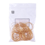 100Pcs Stainless Steel Big Circle Earrings Wire Hoops for DIY Earring Dangle