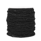 3.5mm Stainless Steel Black/Green/Red Glass Rondelle Beads Rosar
