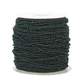 3.5mm Stainless Steel Black/Green/Red Glass Rondelle Beads Rosar