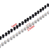 2 Meters Rhinestone Pearl DIY Jewelry Chains