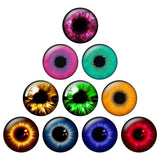 24 Pcs/lot Blythe Doll Eyes Chips Thin Glass Pupil Eye DIY Accessories