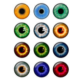 24 Pcs/lot Blythe Doll Eyes Chips Thin Glass Pupil Eye DIY Accessories