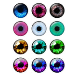 24 Pcs/lot Blythe Doll Eyes Chips Thin Glass Pupil Eye DIY Accessories