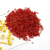 3-5mm Red Coral Loose Beads for DIY Accessories Decoration
