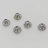 100pcs Ethnic Antique Silver Tassel Cap Charms DIY Jewelry Findings