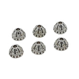 100pcs Ethnic Antique Silver Tassel Cap Charms DIY Jewelry Findings