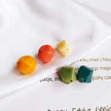 Acrylic Resin Round Beads Pendant for Jewelry Making 10pcs