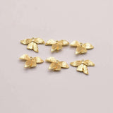 10Pcs 20mm*14mm 18K Brass Gold Women Earring Findings JA0141