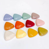 Resin Plastic Triangle Pendant Earrings DIY 10pcs