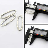 50pc Mix Tibetan Silver Bronze Jump Rings for Jewelry Making