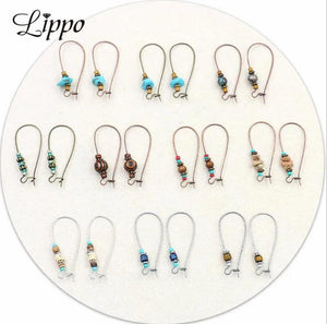 10pcs Antique Copper Ear hook DIY jewelry Accessories