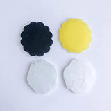 Resin Flower Eardrop Necklace Charms 6pcs