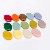 Resin Plastic Oval Shape Pendant Earring DIY Material 10pcs