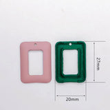 Metal Pendant Earring Necklace Charms Diy Making Material Jewelry Finding